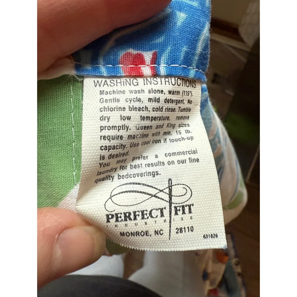 Vintage Perfect Fit Industries All Over Sports Print Curtains Kids Room 2 Panels